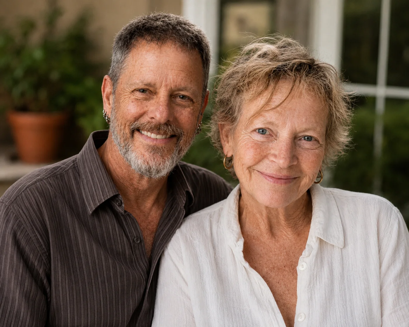 Flip Orley and Rene Bray smiling together